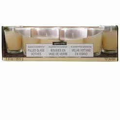 Flash Sale 😍 12 Ivory Glass Votive Candles By Ashland® Basic Elements™ ✨