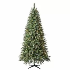 Cheap ⌛ 7ft. Pre-Lit Willow Pine Artificial 👏 Christmas Tree, Clear Lights by Ashland® ✨