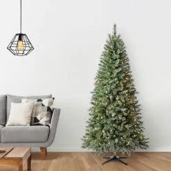 Cheap ⌛ 7ft. Pre-Lit Willow Pine Artificial 👏 Christmas Tree, Clear Lights by Ashland® ✨ -Michaels Store 10151879 16