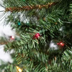 Coupon 🌟 7ft. Pre-Lit Willow Pine Artificial Christmas Tree, Multicolor Lights by Ashland® 🌟 -Michaels Store 10151890 11