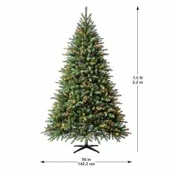 Discount 😉 7.5ft. Pre-Lit Hartford Pine Artificial Christmas Tree, Multicolor Lights by Ashland® 🛒 -Michaels Store 10151893 14