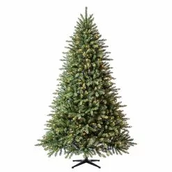 Top 10 ⭐ 7.5ft. Pre-Lit Hartford Pine Artificial 🤩 Christmas Tree, Clear Lights by Ashland® ❤️