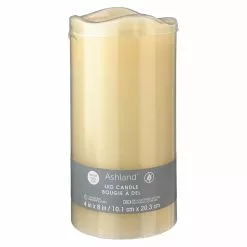 Best deal 🎁 Flameless Real Wax LED Pillar by Ashland®, Vanilla 🌟
