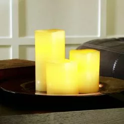 Cheapest 🌟 White Wax Touch LED Pillar Candle Set by Ashland® 😀 -Michaels Store 10166267