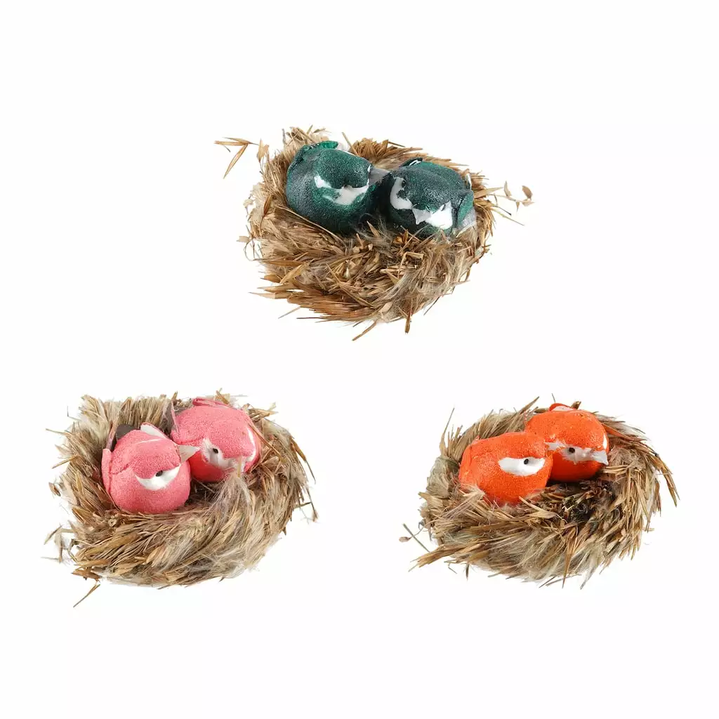 Best Sale ❤️ Assorted Bird in Nest by Ashland® ⌛ 3 Best Sale ❤️ Assorted Bird in Nest by Ashland® ⌛