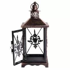 Hot Sale ✔️ 12" Damask Metal Lantern by Ashland® ✔️
