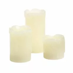 Discount ⭐ Flameless Real Wax LED Pillar Candle Set by Ashland® ✨