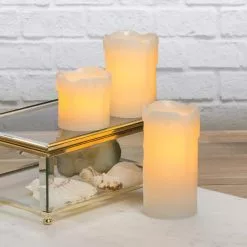Discount ⭐ Flameless Real Wax LED Pillar Candle Set by Ashland® ✨ -Michaels Store 10287962 4