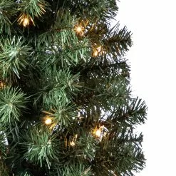 Coupon 🥰 7ft. Pre-Lit Artificial Christmas Tree, Clear Lights by Ashland® 🎉 -Michaels Store 10293311 11