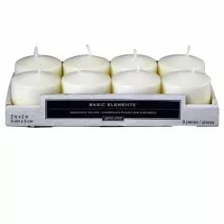 New 🔔 Ashland® Basic Elements™ Ivory Pillar Candles, Value Pack ⌛
