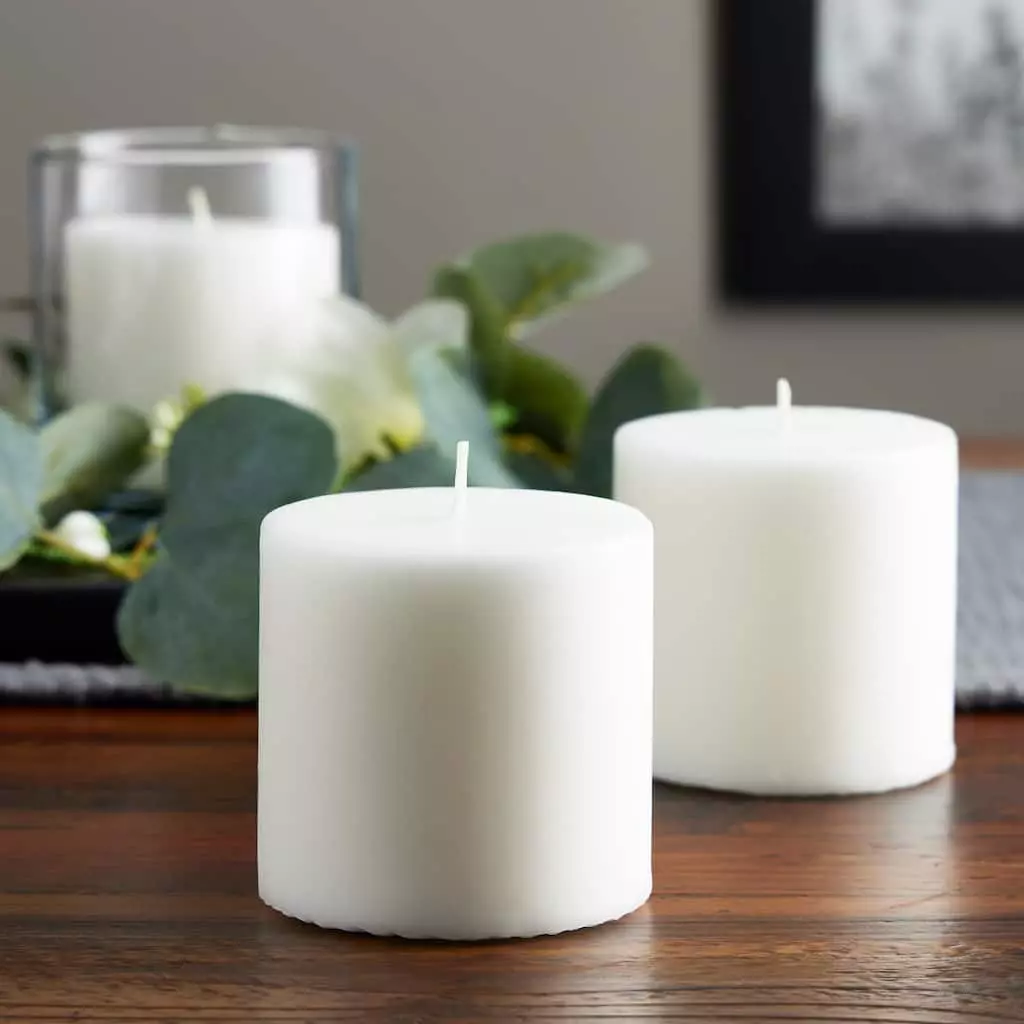 Budget 🔔 Ashland® Basic Elements™ White Pillar Candle, 3 Pack 🛒 4 Budget 🔔 Ashland® Basic Elements™ White Pillar Candle, 3 Pack 🛒 - Image 2