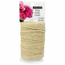 Hot Sale 🔥 3mm Ivory Jute Twine by Ashland™ 🥰