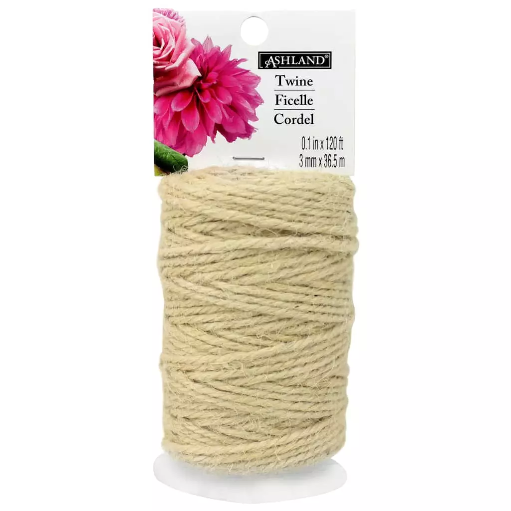 Hot Sale 🔥 3mm Ivory Jute Twine by Ashland™ 🥰 3 Hot Sale 🔥 3mm Ivory Jute Twine by Ashland™ 🥰