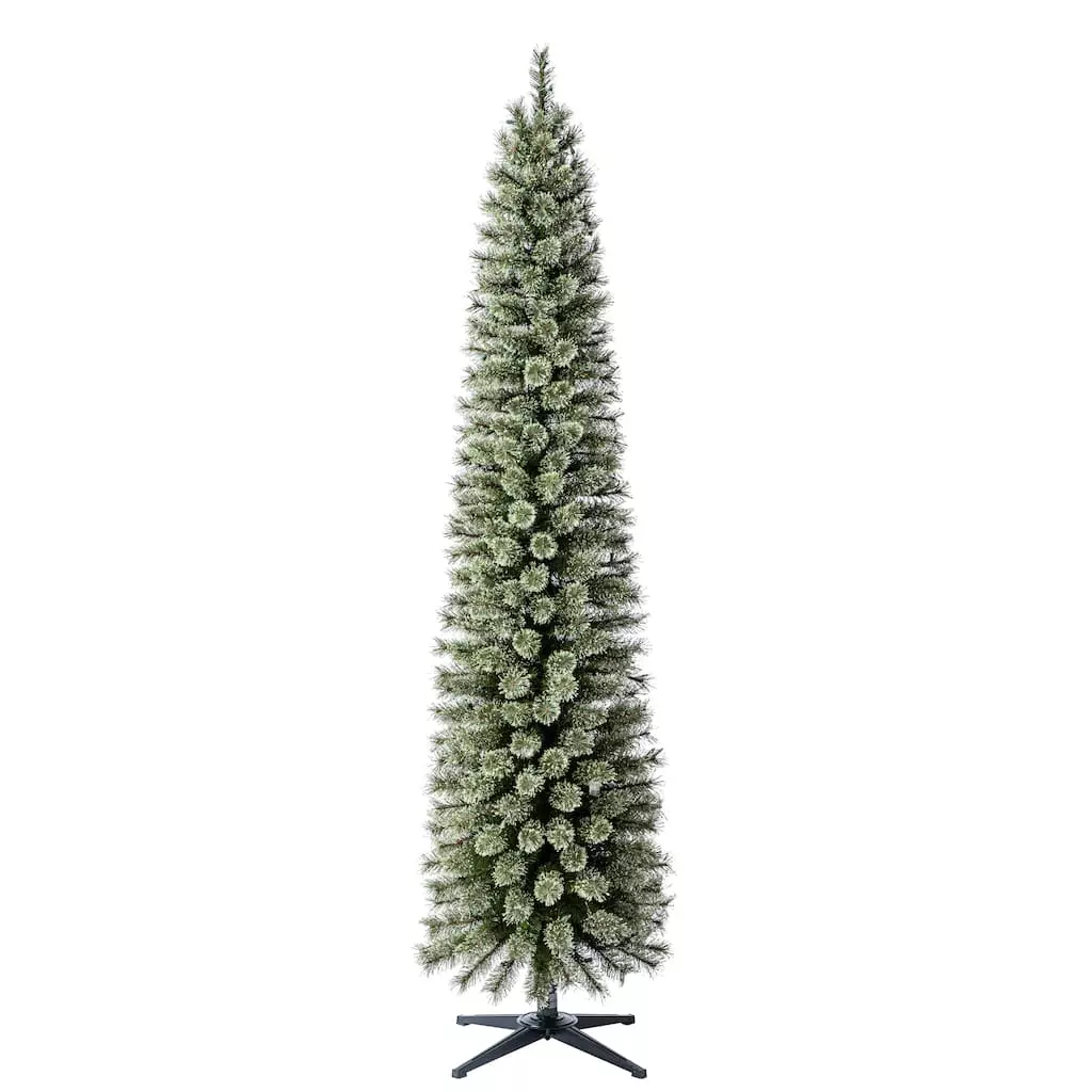 Wholesale ❤️ 7ft. Pre-Lit Artificial Cashmere Pencil 😍 Christmas Tree, Clear Lights by Ashland® ⭐ 4 Wholesale ❤️ 7ft. Pre-Lit Artificial Cashmere Pencil 😍 Christmas Tree, Clear Lights by Ashland® ⭐ - Image 2