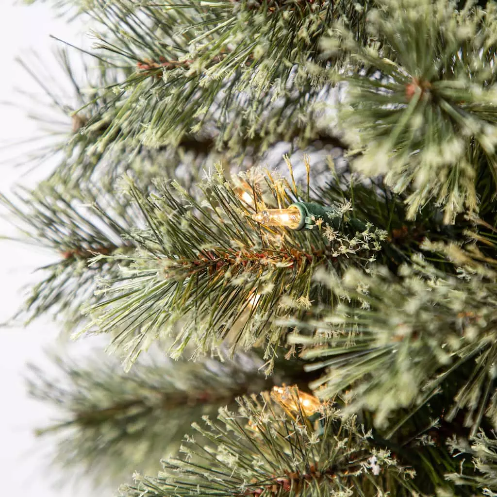 Wholesale ❤️ 7ft. Pre-Lit Artificial Cashmere Pencil 😍 Christmas Tree, Clear Lights by Ashland® ⭐ 6 Wholesale ❤️ 7ft. Pre-Lit Artificial Cashmere Pencil 😍 Christmas Tree, Clear Lights by Ashland® ⭐ - Image 4