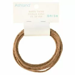 Outlet 🛒 4mm Natural Wired Twine by Ashland™ ⌛ -Michaels Store 10417947 30