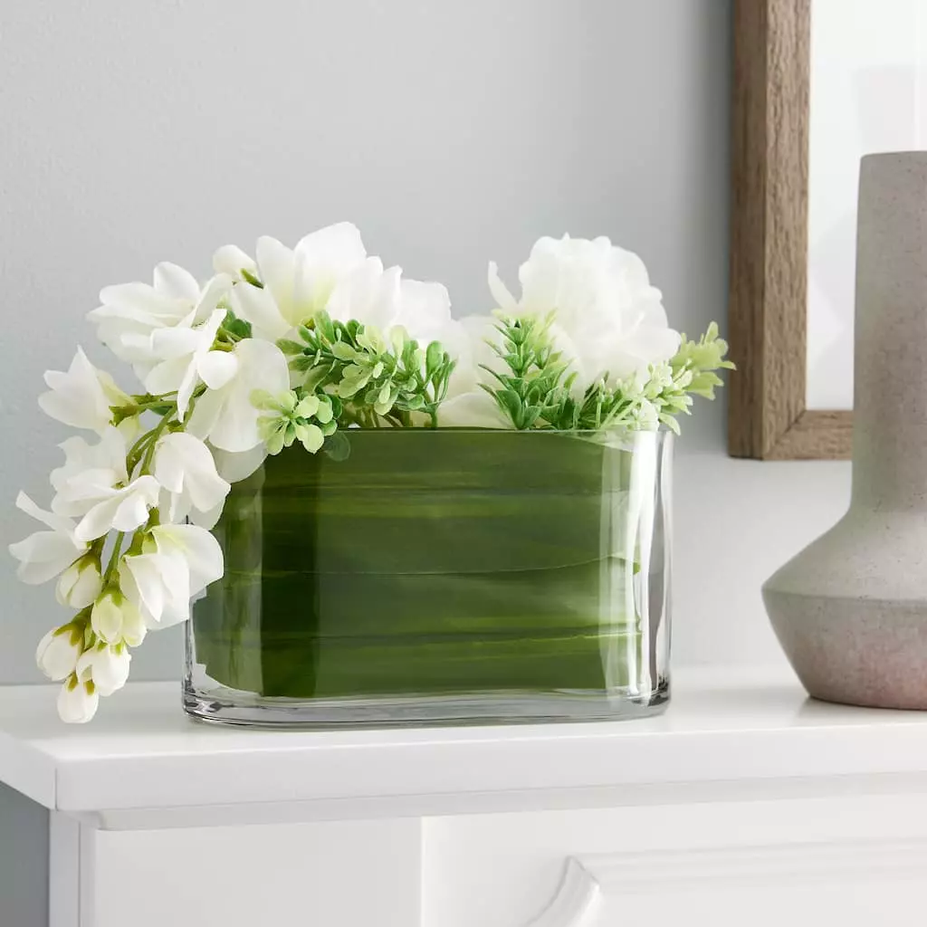Coupon 🛒 6.9" Oval Glass Vase by Ashland® 😍 4 Coupon 🛒 6.9" Oval Glass Vase by Ashland® 😍 - Image 2
