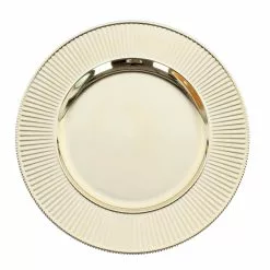 Cheapest 💯 Electric Gold Ribbed Charger By Ashland® 🌟