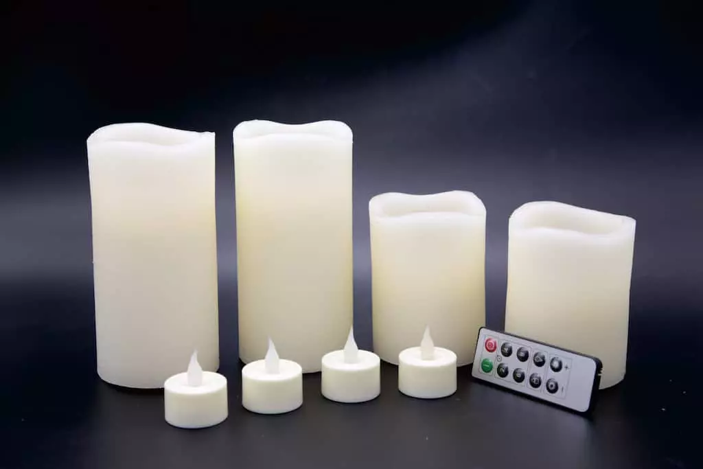 Cheapest ⭐ Basic Elements™ Ivory LED Candle Set with Remote By Ashland® ✔️ 5 Cheapest ⭐ Basic Elements™ Ivory LED Candle Set with Remote By Ashland® ✔️ - Image 3