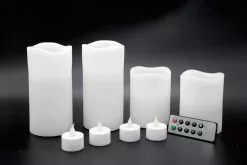 Brand new 😍 Basic Elements™ White LED Candle Set with Remote By Ashland® ❤️ 7 Brand new 😍 Basic Elements™ White LED Candle Set with Remote By Ashland® ❤️ -Michaels Store 10466357 2