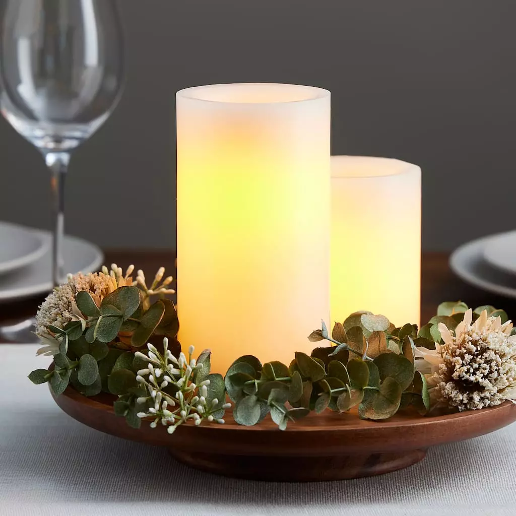 Budget ✨ White 3" x 6" LED Pillar Candle By Ashland® ⭐ 4 Budget ✨ White 3" x 6" LED Pillar Candle By Ashland® ⭐ - Image 2