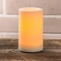 New 😍 White 4" x 8" LED Outdoor Pillar Candle By Ashland® 🎉 -Michaels Store 10466497 3