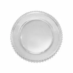 Deals ✨ Bead-Rimmed Glass Charger By Ashland® 🤩