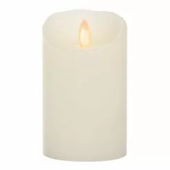 Flash Sale 🤩 IFlicker Ivory 3" x 5" LED Pillar Candle by Ashland® ✔️ -Michaels Store 10470063