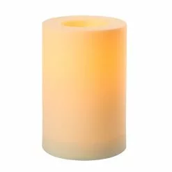 New 🧨 White 6" x 9" LED Outdoor Pillar Candle By Ashland® 🔔 -Michaels Store 10470067