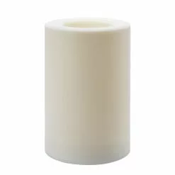 Promo 🔔 8 Pack: 6" x 9" White LED Outdoor Pillar Candle by Ashland® ✨