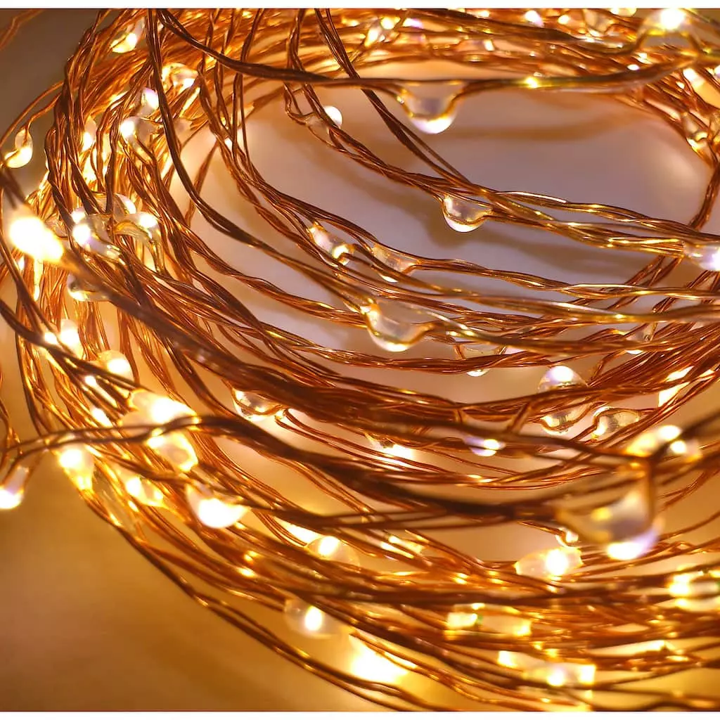 Best Pirce 💯 12 Pack: 40ct. Warm White Copper Wire LED String Lights by Ashland® 😉 6 Best Pirce 💯 12 Pack: 40ct. Warm White Copper Wire LED String Lights by Ashland® 😉 - Image 4