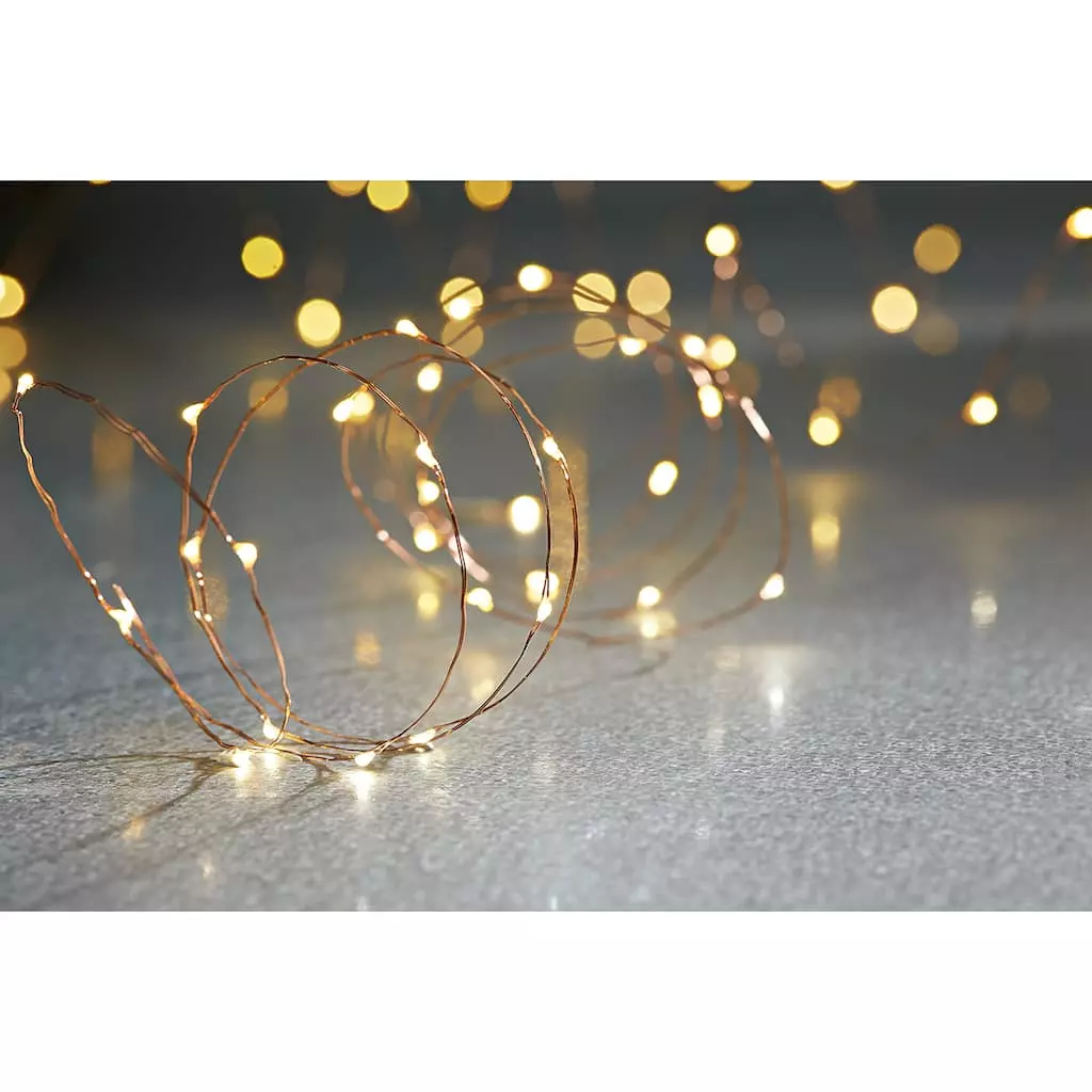 Best Pirce 💯 12 Pack: 40ct. Warm White Copper Wire LED String Lights by Ashland® 😉 4 Best Pirce 💯 12 Pack: 40ct. Warm White Copper Wire LED String Lights by Ashland® 😉 - Image 2