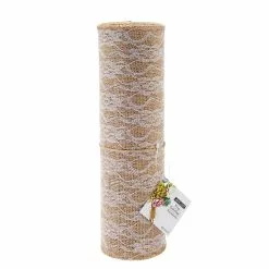 Flash Sale 😀 Burlap with Lace Wrap By Ashland® ✨ -Michaels Store 10482328 u