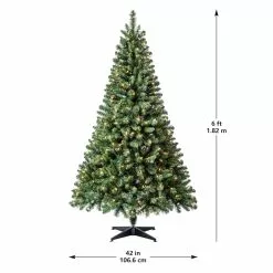 Best Pirce ✨ 6ft. Pre-Lit Windham Spruce Artificial 🥰 Christmas Tree, Clear Lights by Ashland® ⌛ -Michaels Store 10487970 13