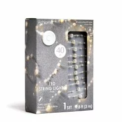 Wholesale ✔️ 40ct. Warm White Pearl LED String Lights by Ashland® ❤️ -Michaels Store 10501982 6