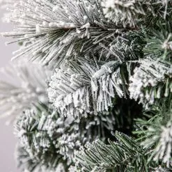 Promo ✔️ 7ft. Pre-Lit Artificial Slim Christmas Tree, Clear Lights by Ashland® 🔥 -Michaels Store 10521247 13