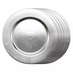 Best deal 🔔 8 Packs: 6 ct. (48 total) 13" Silver Chargers by Ashland® ❤️ -Michaels Store 10524078 2 1