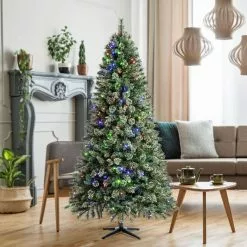 Hot Sale 🧨 7.5ft. Pre-Lit Augusta Pine Artificial ❄ Christmas Tree, Color Changing LED Lights by Ashland® 😍 -Michaels Store 10524538 24