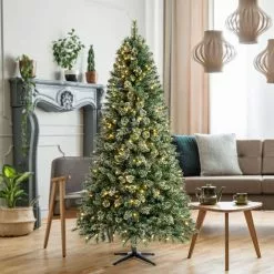 Hot Sale 🧨 7.5ft. Pre-Lit Augusta Pine Artificial ❄ Christmas Tree, Color Changing LED Lights by Ashland® 😍 -Michaels Store 10524538 25