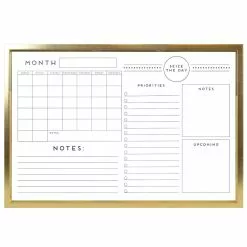 Best Sale ⭐ Gold Framed Calendar & Memo Board By Ashland® 🥰