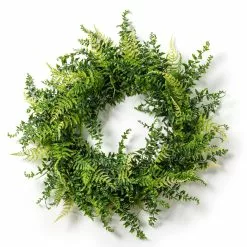 Wholesale ⌛ 20" Mixed Greenery & Leaves Wreath by Ashland® ⌛ -Michaels Store 10547487 21