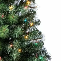Discount 🌟 4ft. Pre-Lit Riverside Pine Artificial Christmas Tree, Multicolor Lights by Ashland® 😀 -Michaels Store 10555163 11