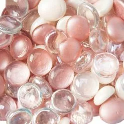 Deals ⭐ 12 Pack: Cream & Pink Glass Gems By Ashland™ 👏 -Michaels Store 10556550 2 1