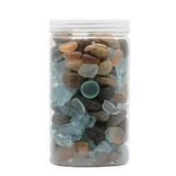 Top 10 ⭐ 8 Pack: Mixed Glass & Stone Pebbles By Ashland™ 👍 -Michaels Store 10556678 1