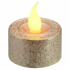 Cheap 🎁 Champagne Glitter LED Tealight Candles by Ashland®, 12ct. 🔔