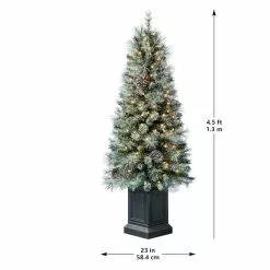 Buy ✨ 4.5ft. Pre-Lit Baywood Artificial Christmas Tree, Clear Lights by Ashland® ✨ -Michaels Store 10560172 13