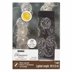 Coupon 🔔 20ct. Warm White Wire Ball LED String Lights by Ashland™ 😉 -Michaels Store 10561994 1