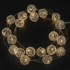 Coupon 🔔 20ct. Warm White Wire Ball LED String Lights by Ashland™ 😉