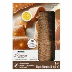 Cheapest 👏 LED Burlap String Lights Creative Collection™ by Ashland™ ✨