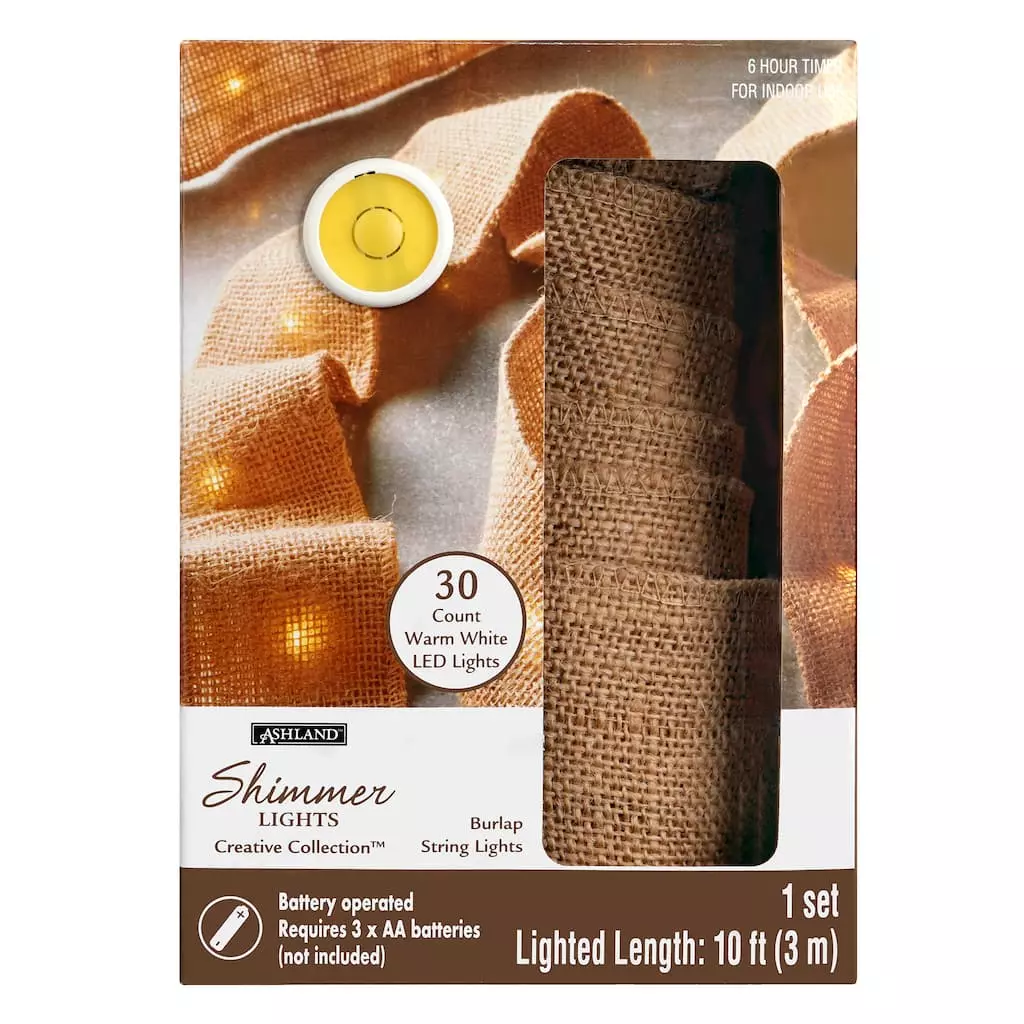 Cheapest π LED Burlap String Lights Creative Collection™ by Ashland™ β¨ 3 Cheapest π LED Burlap String Lights Creative Collection™ by Ashland™ β¨